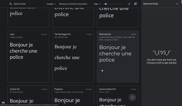 Google Fonts