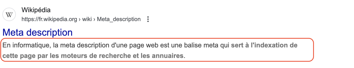 Balise Méta Description